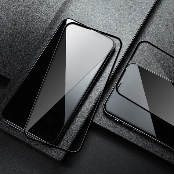 CaseUp Apple iPhone 13 Tam Kapatan Ekran Koruyucu Siyah 2